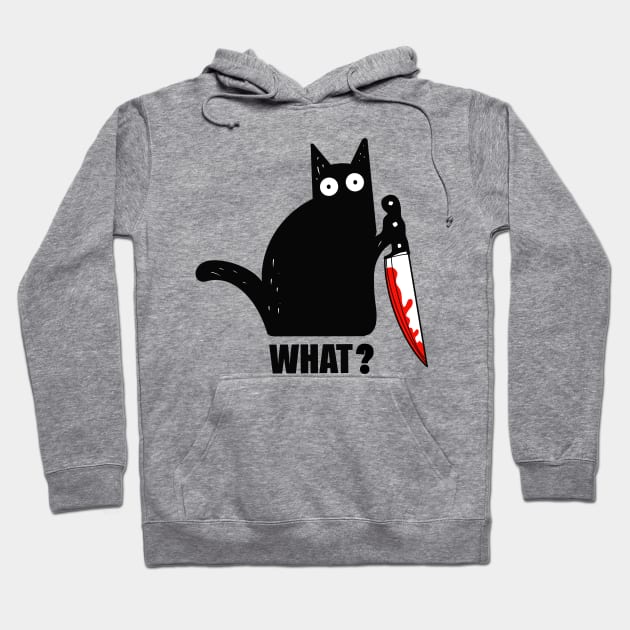 Spooky Lockdown Cat Hoodie by MotorManiac